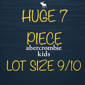 NWT Abercrombie Kids 7 piece lot size 9/10